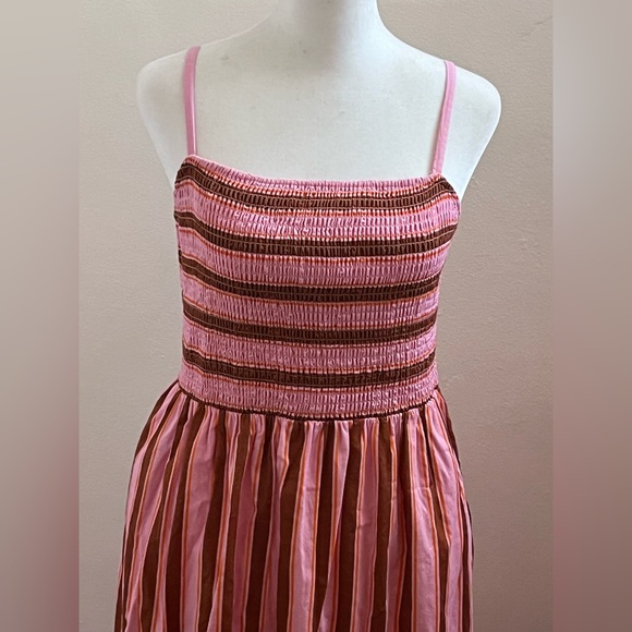 Kate Spade Smocked Striped Maxi Dress - Picture 7 of 9